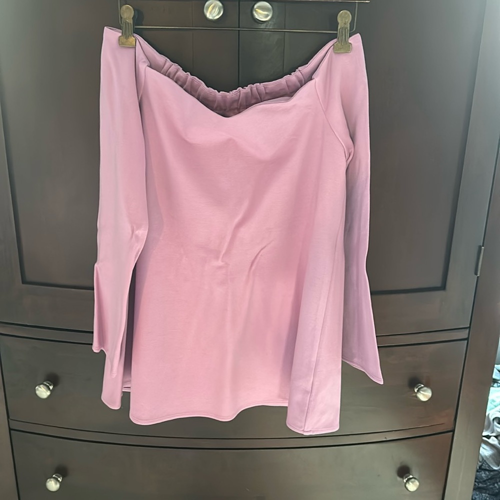 The Tuckernuck Miranda off the shoulder blouse.